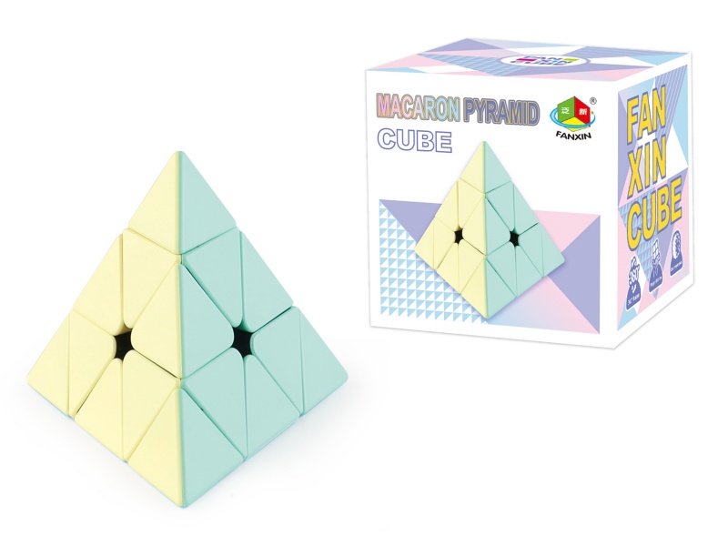 Macaron Color Pyramid Magic Cube