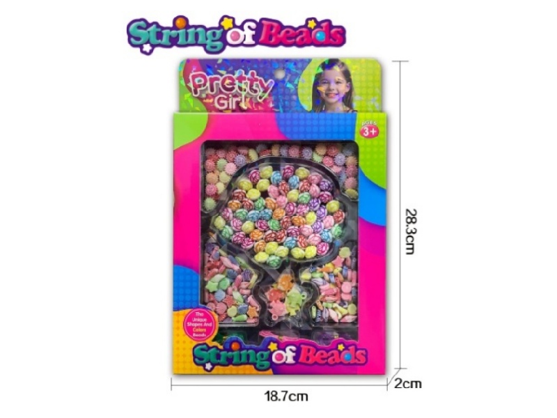 Butterfly Fish Color Acrylic Beads Set