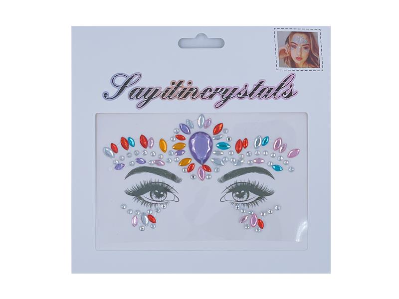 Face Crystal Stickers