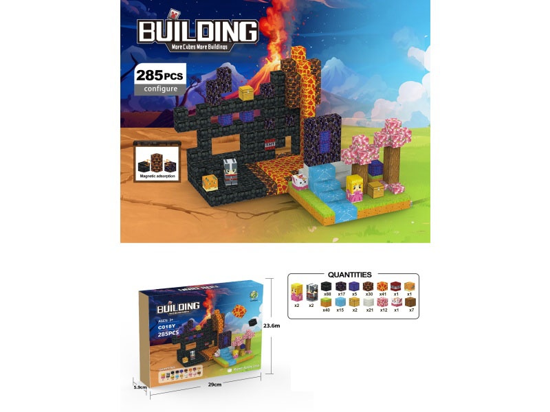 Building Blocks: 285Pcs Princess And Knight Theme