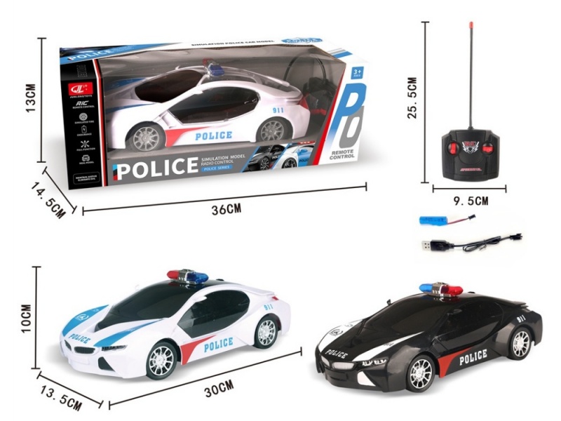 4-Channel RC Bmw Police Car