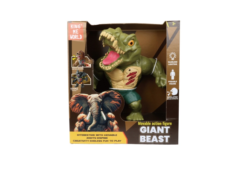 Hard Plastic Large Crocodile Action Figure