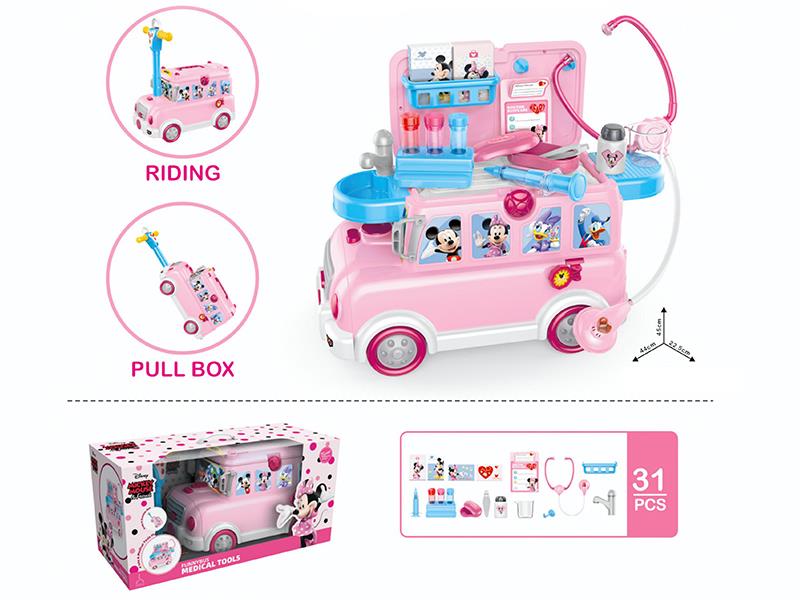 Minnie Funny Bus Medical Tools Set