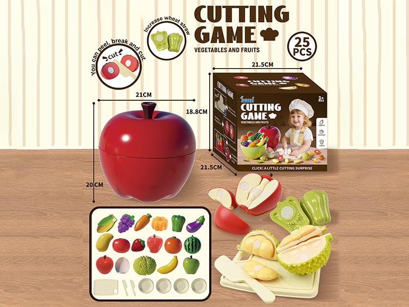 Cutting Fruit And Vegetable Set 25pcs