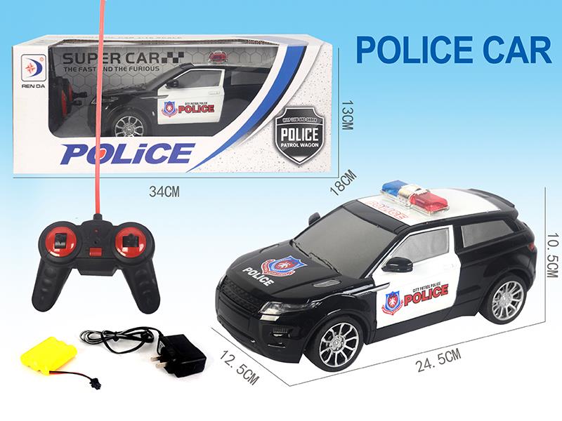 1:16 Remote Control Land Rover Simulated Police Car With Light