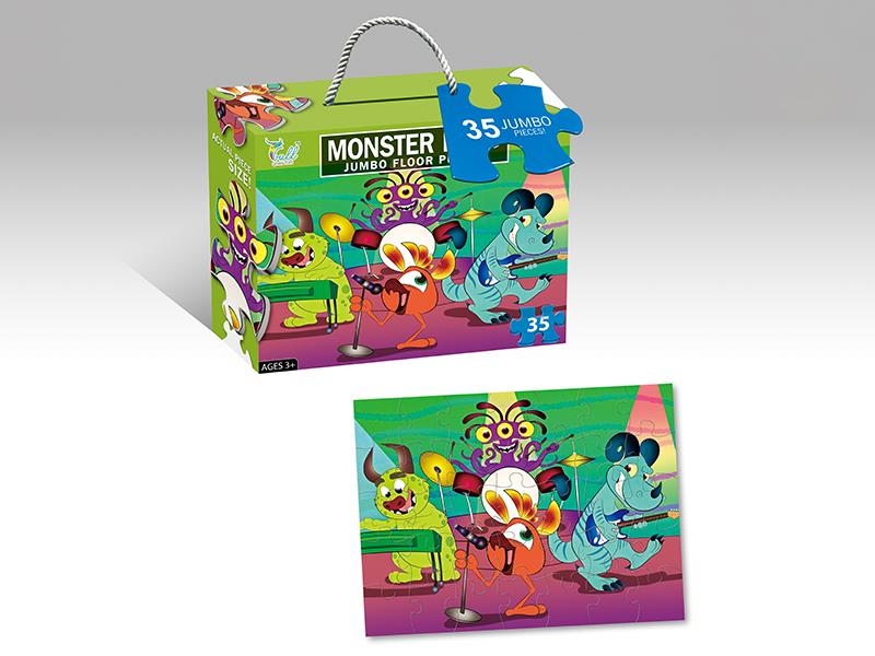35PCS Monster Band Puzzle