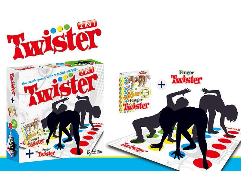 2 In 1 Twister + Finger Twister