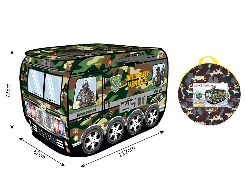 Military Vehicle Shape Children Play Tent