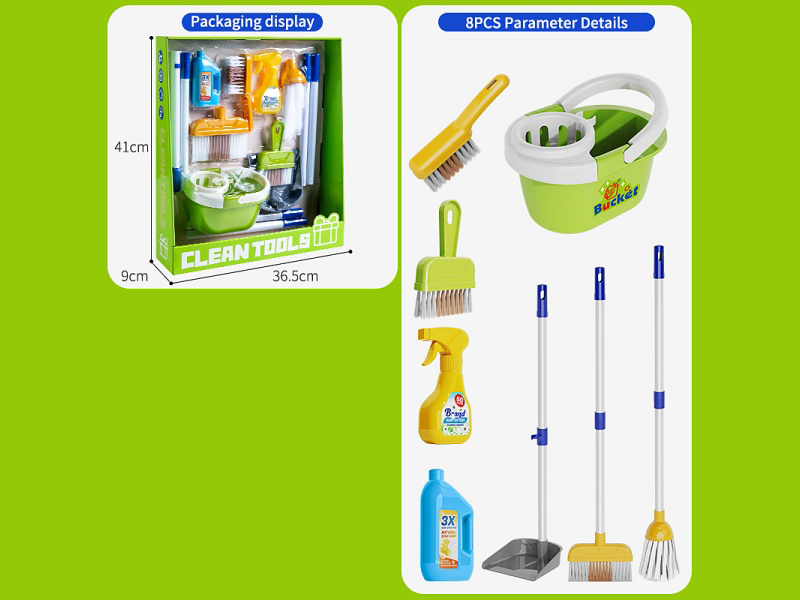 Blue Cleaning Tool Set