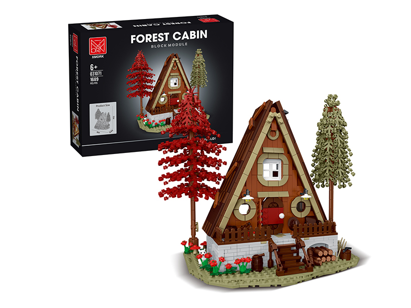 Forest Cabin(With Lights) Building Blocks 1689pcs