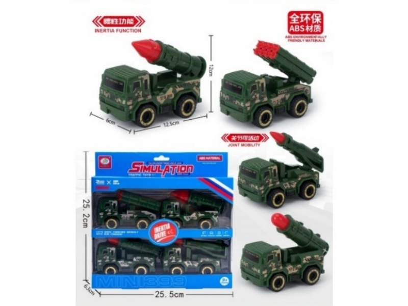 4 Types Of Inertial Military Vehicles (Abs Material, Joints Can Move)