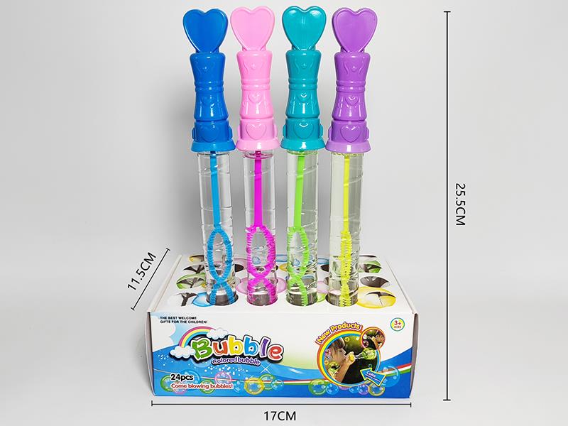 Sweat-Heart Bubble Sticks 24pcs