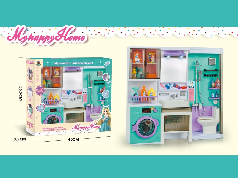 Play House In The Emerald Green Bathroom