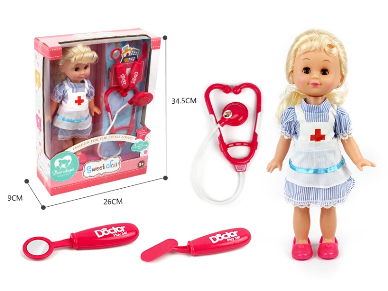 14-Inch Cute Girl Doll