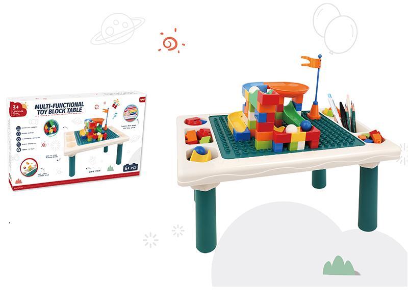 Building Blocks Table (With 61pcs)