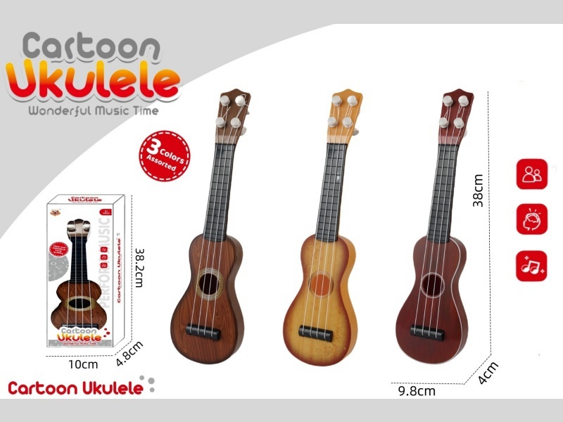 36cm Gourd Ukulele (3-color mixed pack)