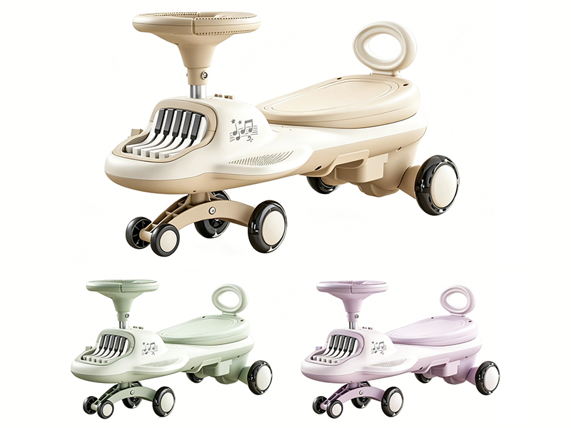 Children's Electric Piano Wiggle Car