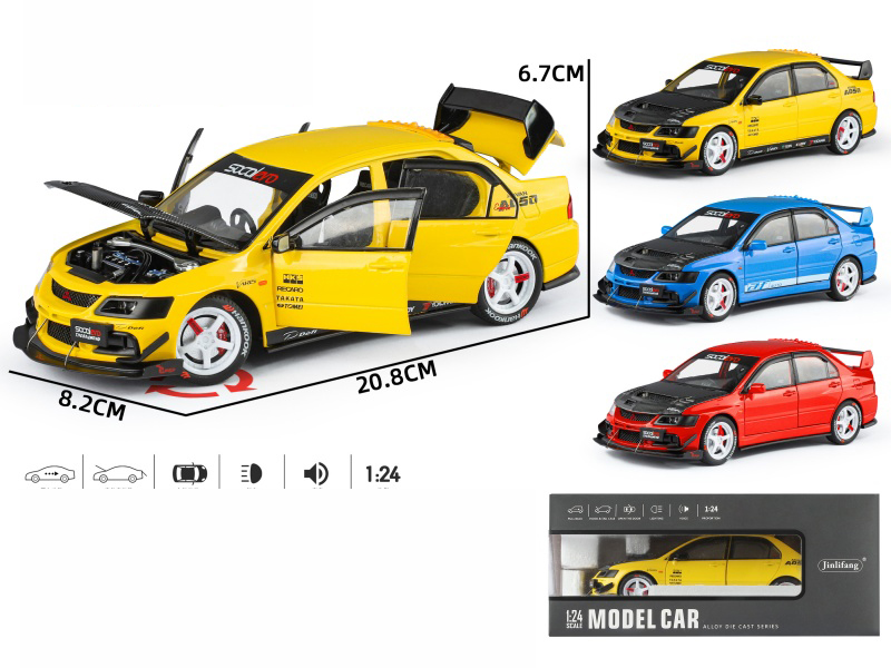 1:24 Mitsubishi EV09 Modified Version Alloy Car