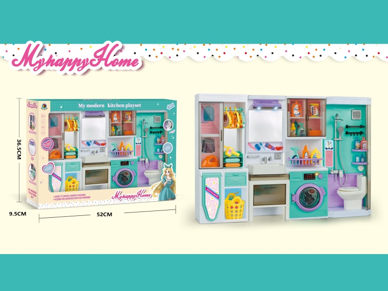 Play House In The Emerald Green Bathroom