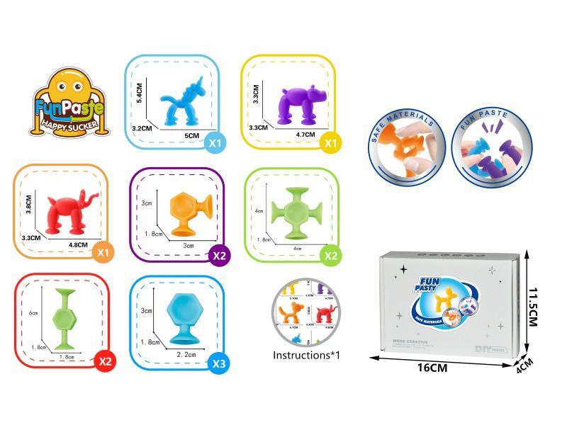 Balloon Animal + Hexagonal Small Size 12 Pieces