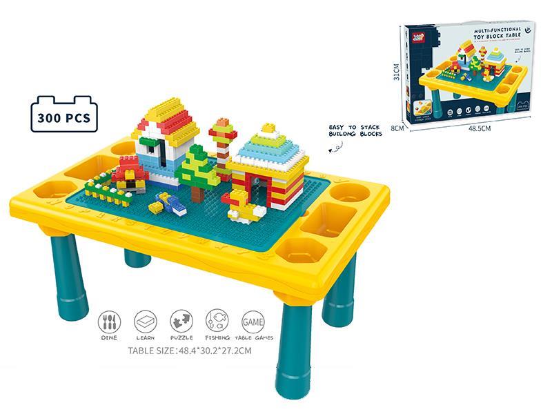 Building Block Table With 300 Pieces Building Blocks