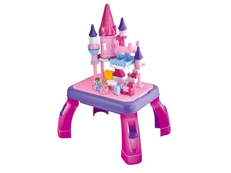 Castle Princess Building Blocks Desk