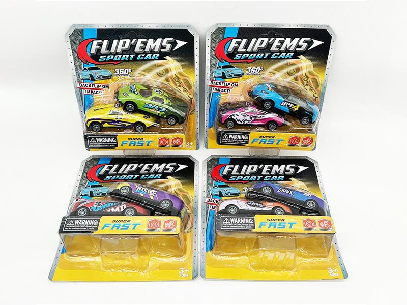 2PCS Alloy Pull Back Catapult Car