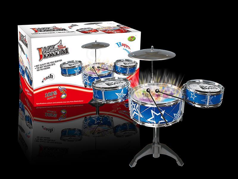 Flash Sound Control Music Jazz Drum Set