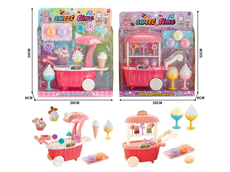 Dessert Ice Cream Cart Play House Toy