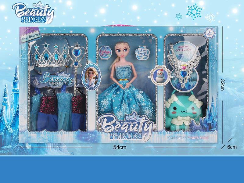 Frozen Series 11.5" Solid Joint Doll Set
