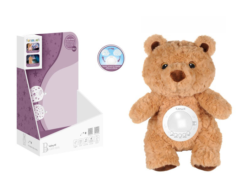Soothing Nap Night Light & Projection Doll (Bear)