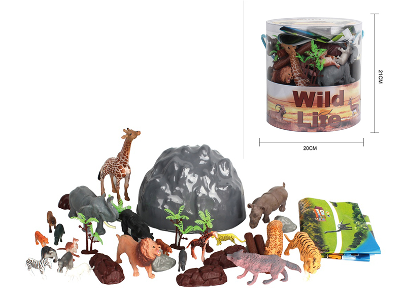 Wild Animal Set 34pcs