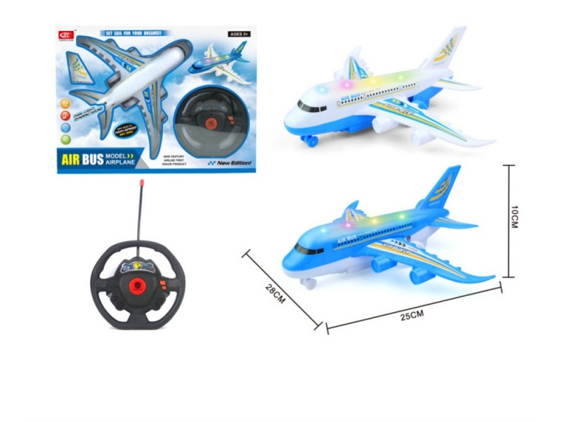 2-Channel RC Aeroplane With 3D Colorful Lights