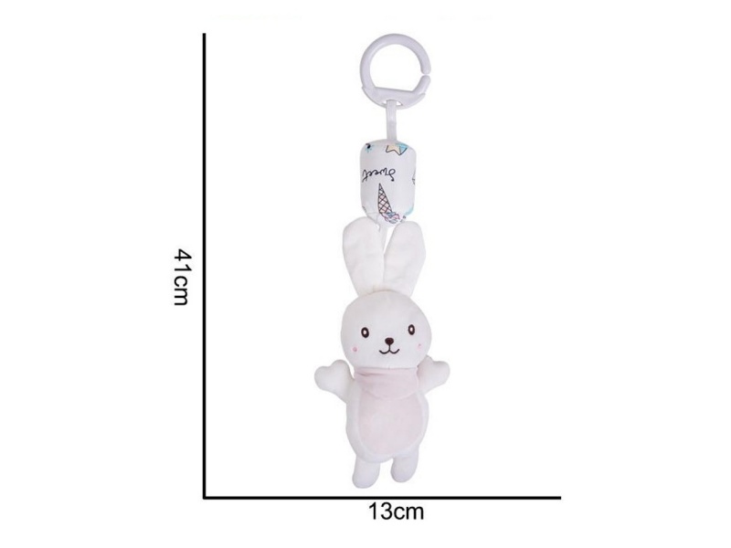 Plush Wind Chime Rabbit Pendant Baby Comfort Plush Animal Toy