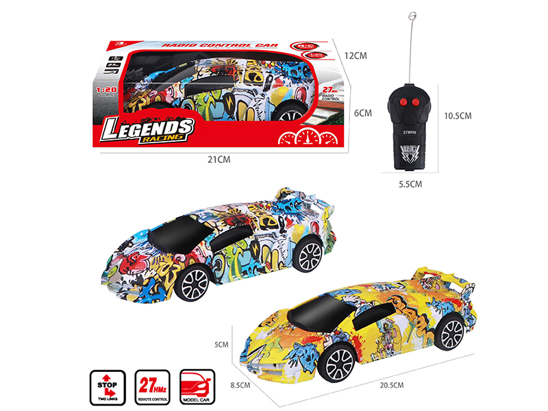 1:20 2CH Remote Control Lamborghini Car Model(Graffiti)