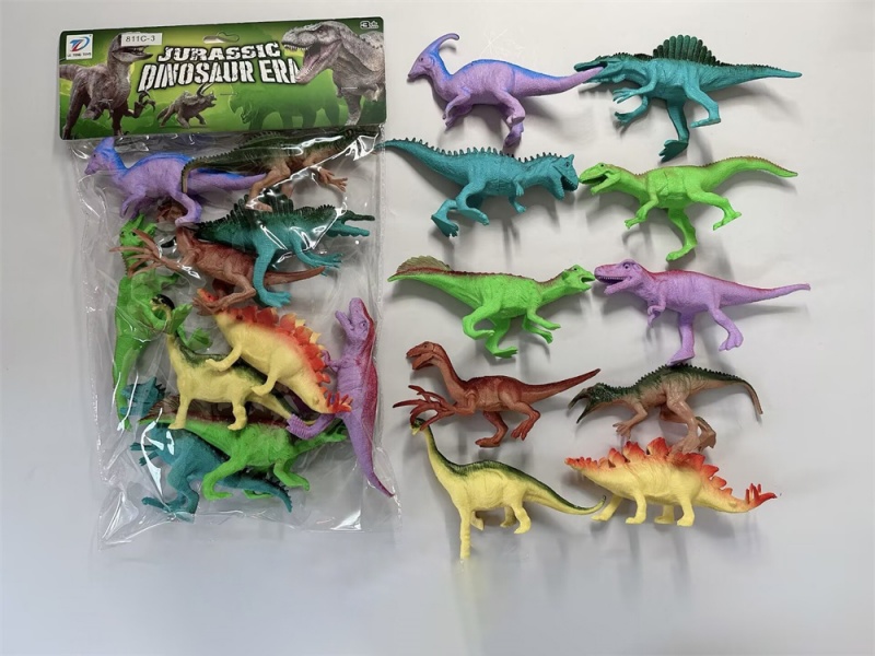 Pvc Dinosaur Set 10Pcs