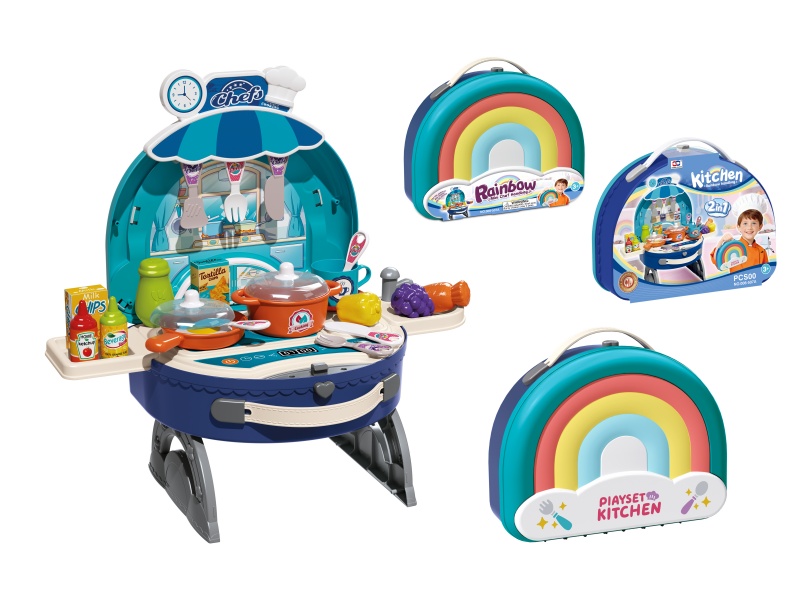 Rainbow Handbag Kitchen Play Set