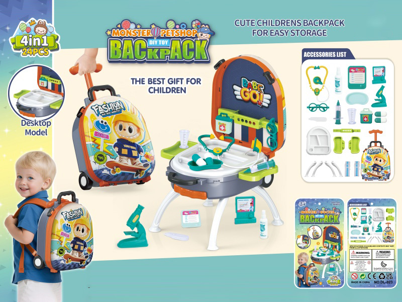 4-In-1 Hand-Held Alloy Backpack Set By Dr. Labub, Infringement