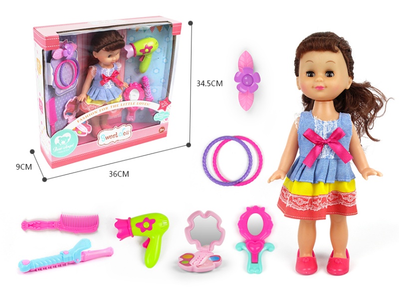 14-Inch Cute Girl Doll