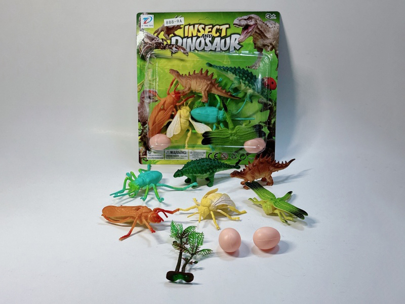 Pvc Simulation Dinosaur 9Pcs