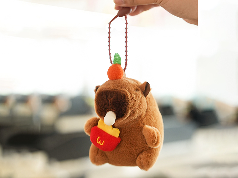 Spit Bubble Capybara Plush Toy With Sound