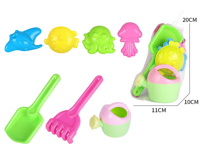 Sea Animal Sand Mold Set 7pcs