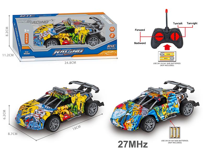 27MHz 1:20 4CH Remote Control McLaren Graffiti Racing Car(Not Included  Batteries)