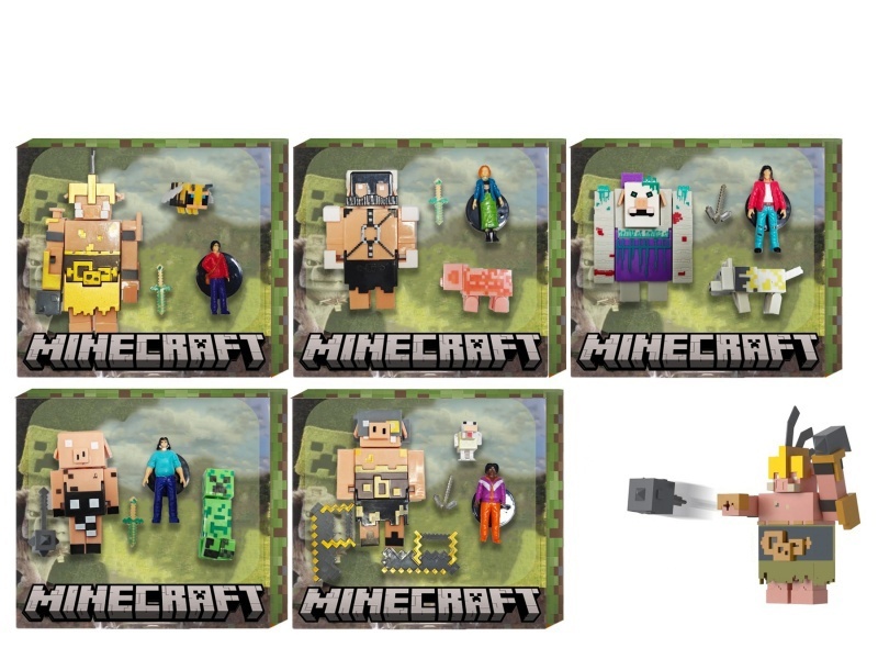 2.5-3 "My World Real Action Figure +4-5" Pig Spirit Boss+ Animal + Accessories Box 5