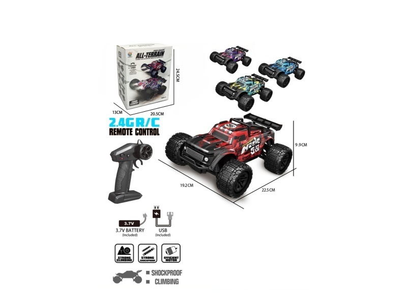 2.4G Remote-Controlled Off-Road Vehicle With Lights