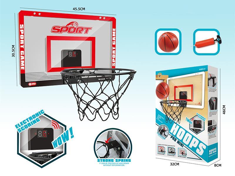 45cm Electronic Scoring Dunk Transparent Basketball Board