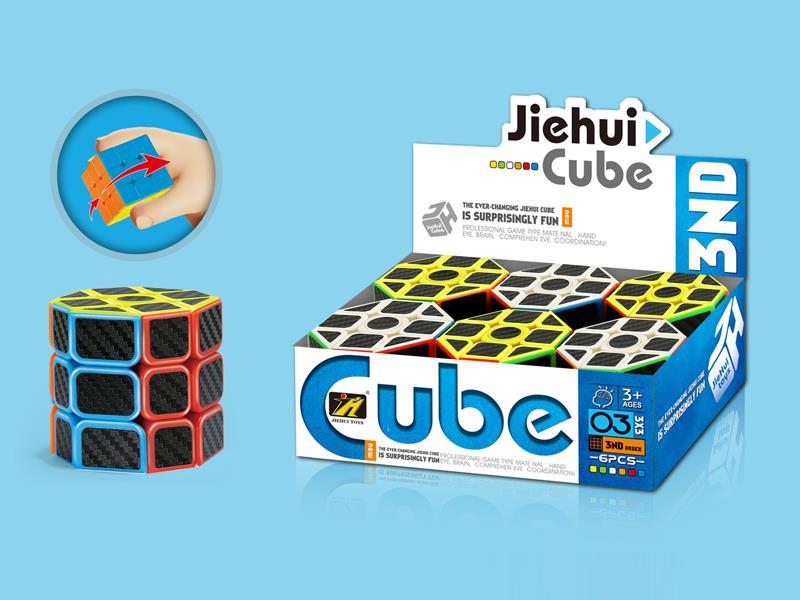 Octagonal Cylindrical Magic Cube/Black Carbon Fiber Bearing