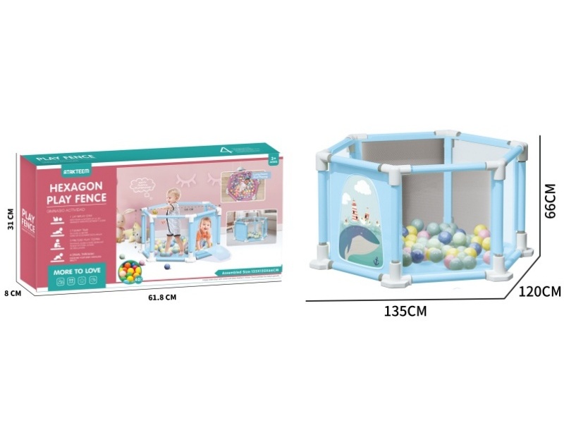 Whale Hexagonal Fence Toy