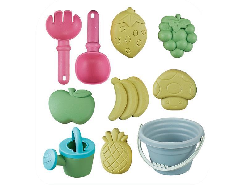 Wheat Materials Beach Toys Series 10PCS