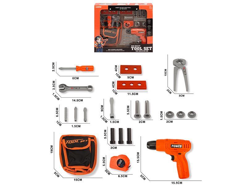 Waist Tool Bag Simulation Tools Set